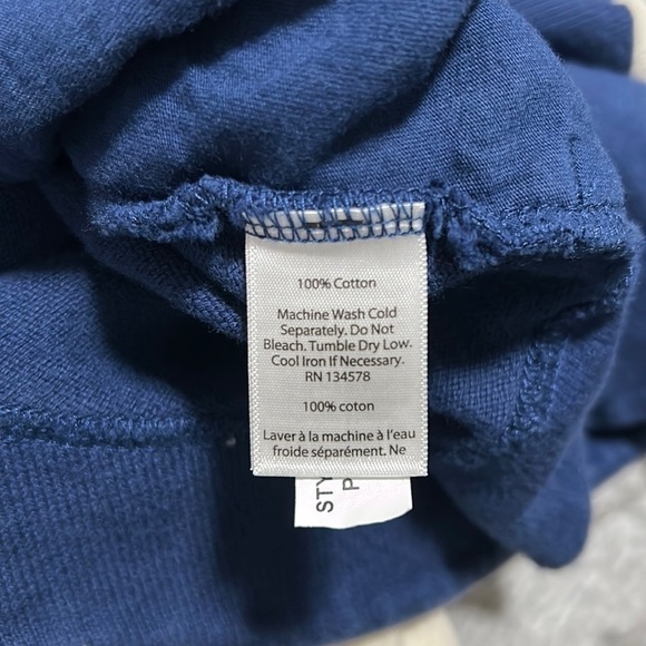 Vineyard Vines Funnel Neck Mixed Stripe Shep Shirt Relaxed Sweatshirt Sz S - Picture 10 of 11